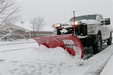 Snow Plowing .